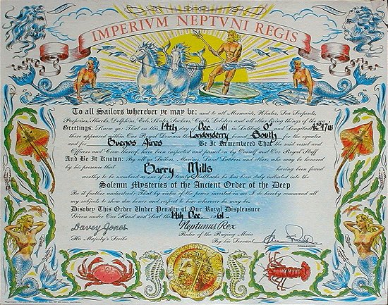 Crossing the Line Certificate